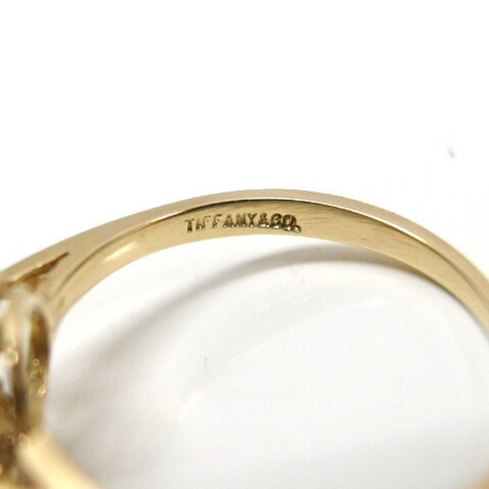 TIFFANY twist knot 1 grain diamond ring K18YG No. 12 - Picture 6 of 10